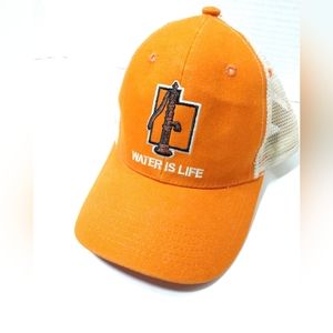 Water is Life Hat Ball Cap Rural Water Utah Grassroots Adjustable Mesh Back OS